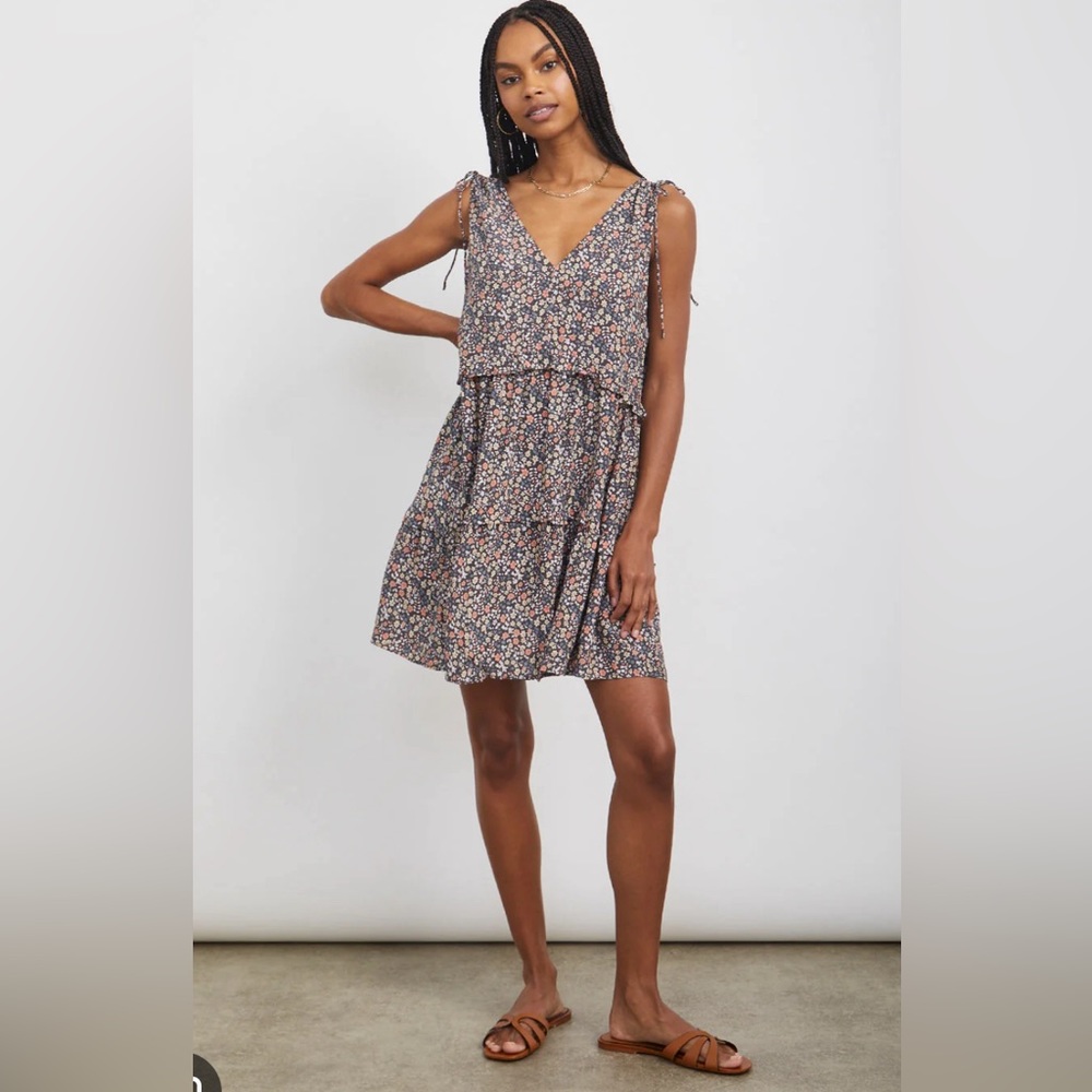RAILS: Janelle dress in black vintage floral